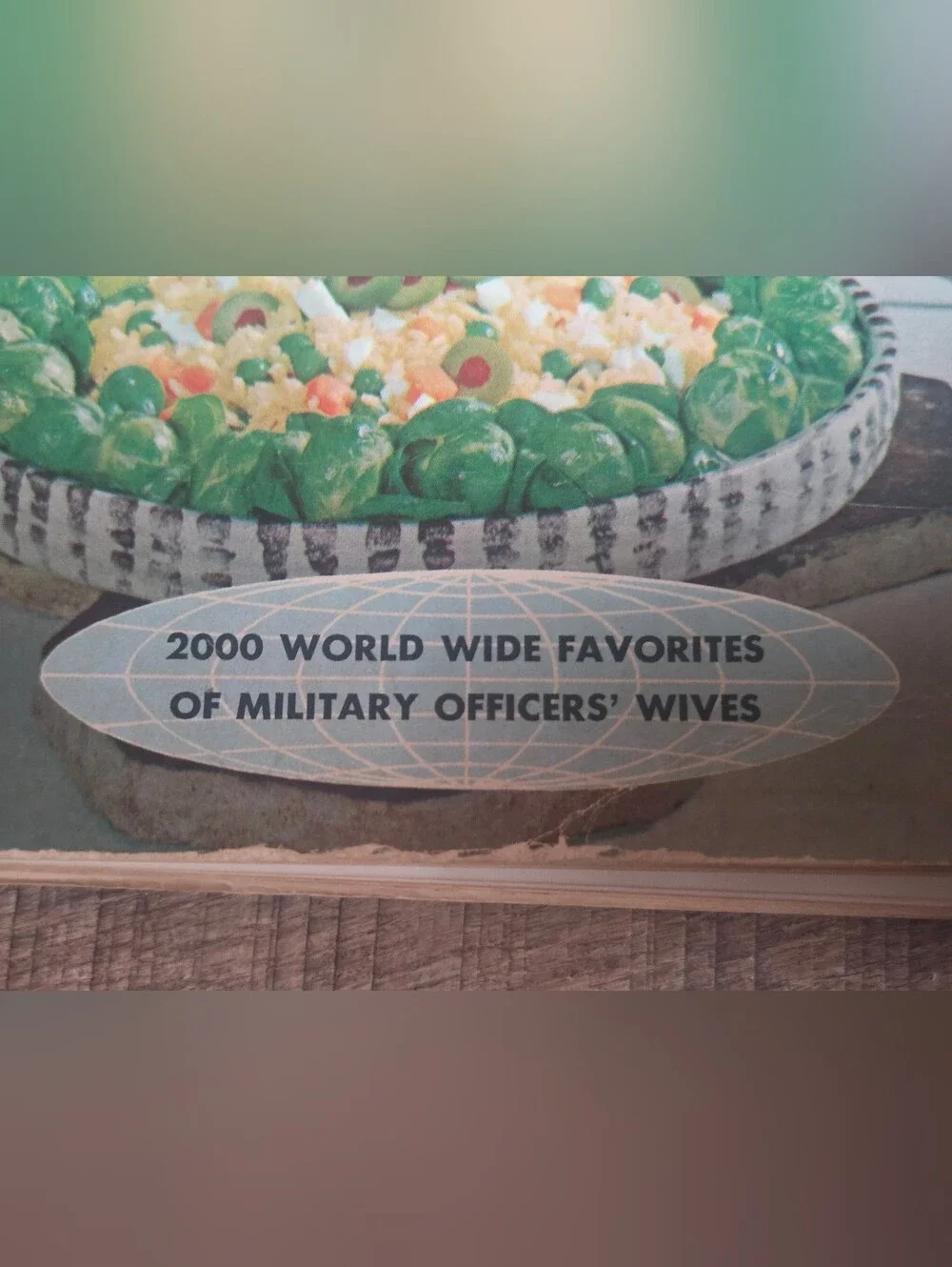 Lot of 2 Vintage 60's Spiral Military Wives Recipe Cook Books ~ Bin 1B